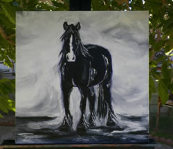 Noble Horse Original Oil Painting