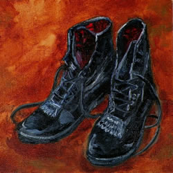 Favorite Pair of Boots Original Oil Painting