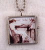 Photo of finished memory pendant